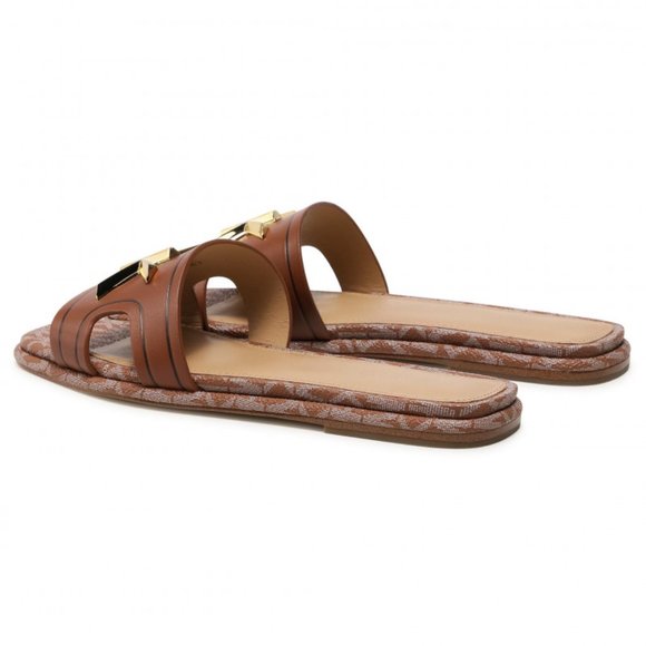 MICHAEL MICHAEL KORS Kippy Leather Slide Sand