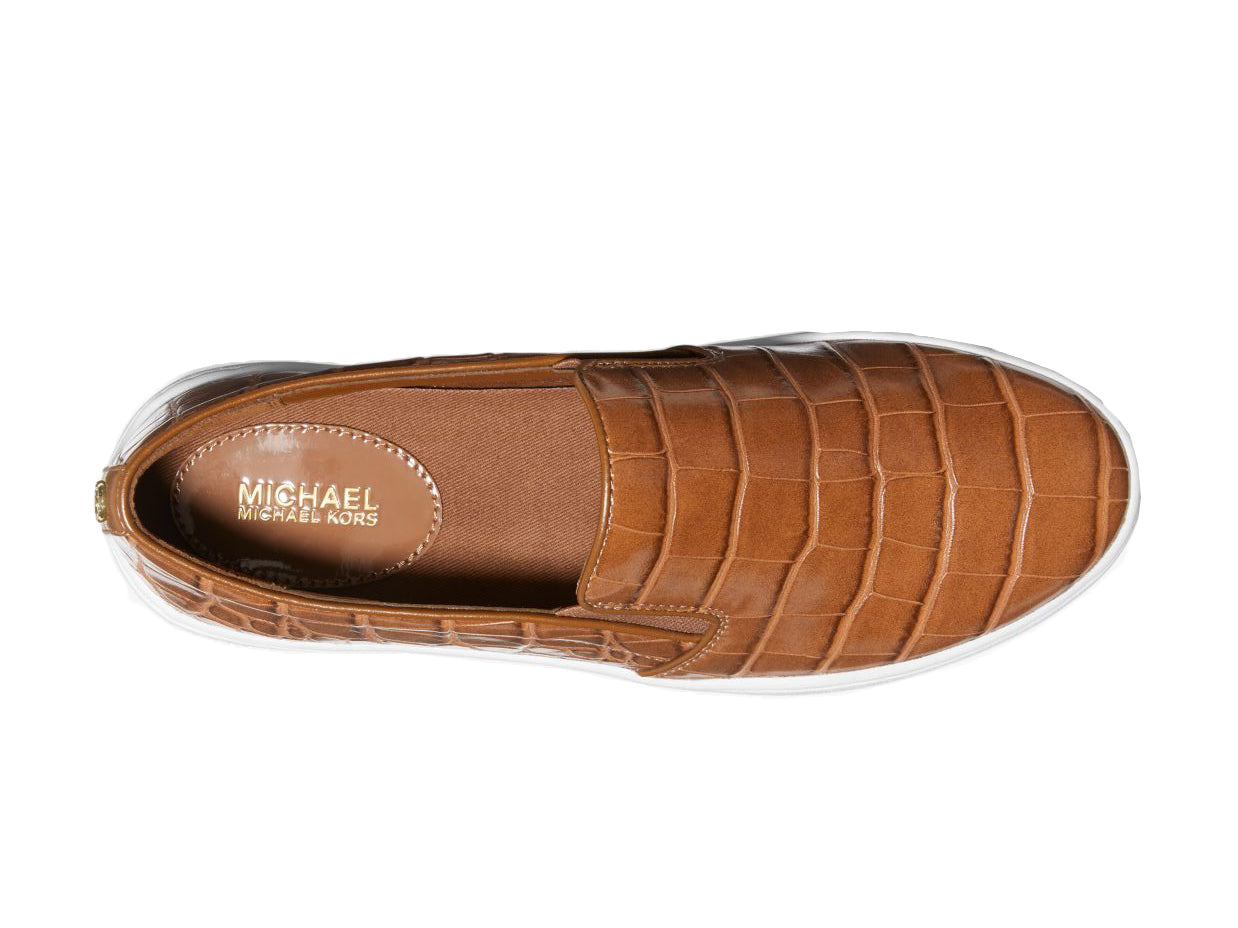 Michael Kors Keaton Crocodile Embossed Sneaker