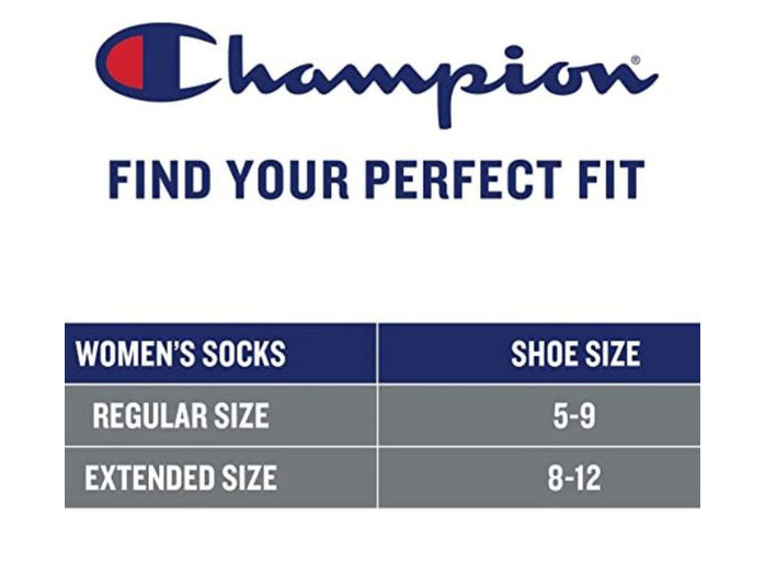 Champion Women's C Logo , 3-Pack Sock
