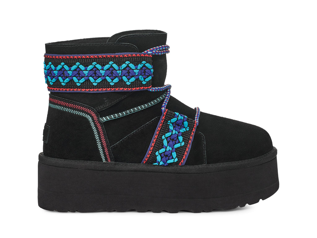 UGG Women's Classic Mini II Braid Platform Boot