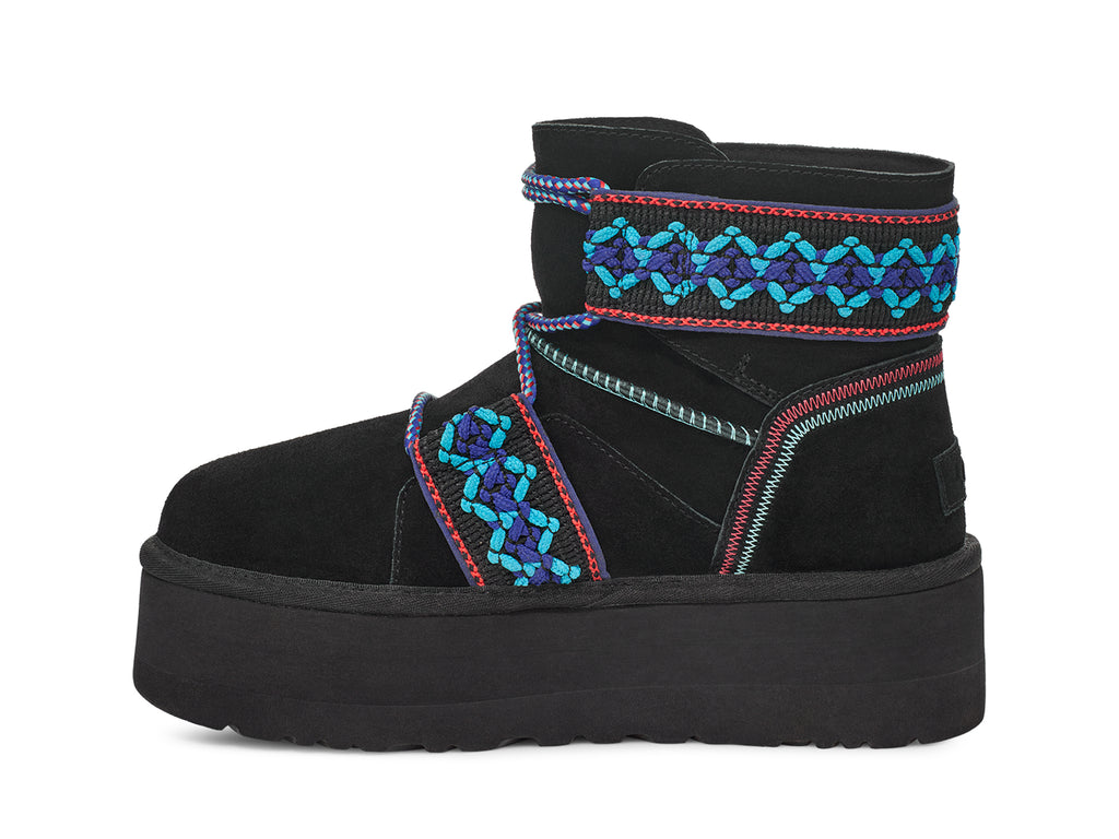 UGG Women's Classic Mini II Braid Platform Boot