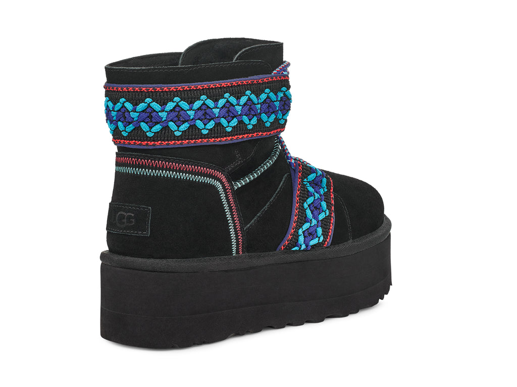 UGG Women's Classic Mini II Braid Platform Boot