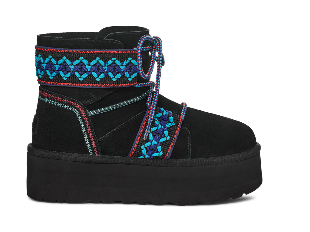 UGG Women's Classic Mini II Braid Platform Boot