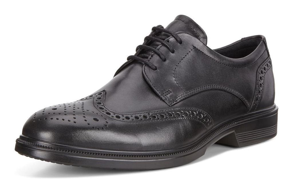 ECCO Men's Lisbon Brogue Tie Oxfords