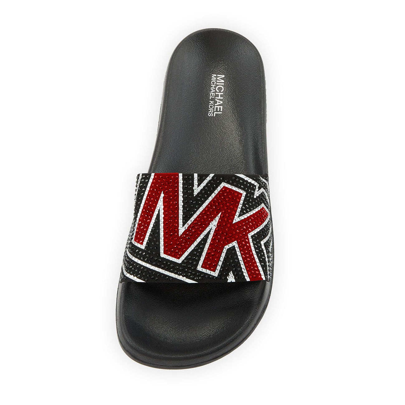 Gilmore logo discount leather slide sandal