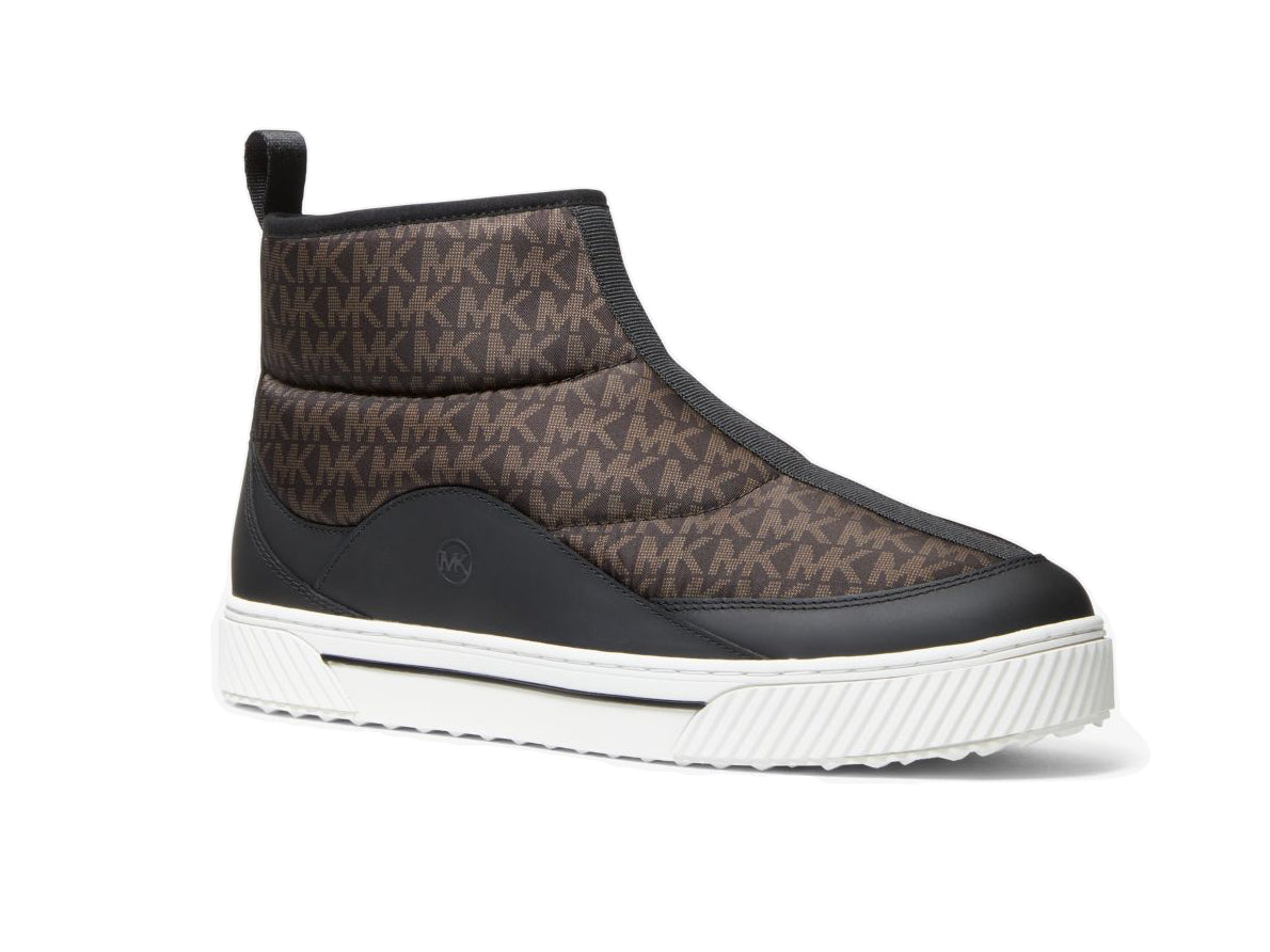 MICHAEL KORS Baxter Logo Quilted Nylon Sneaker Boot