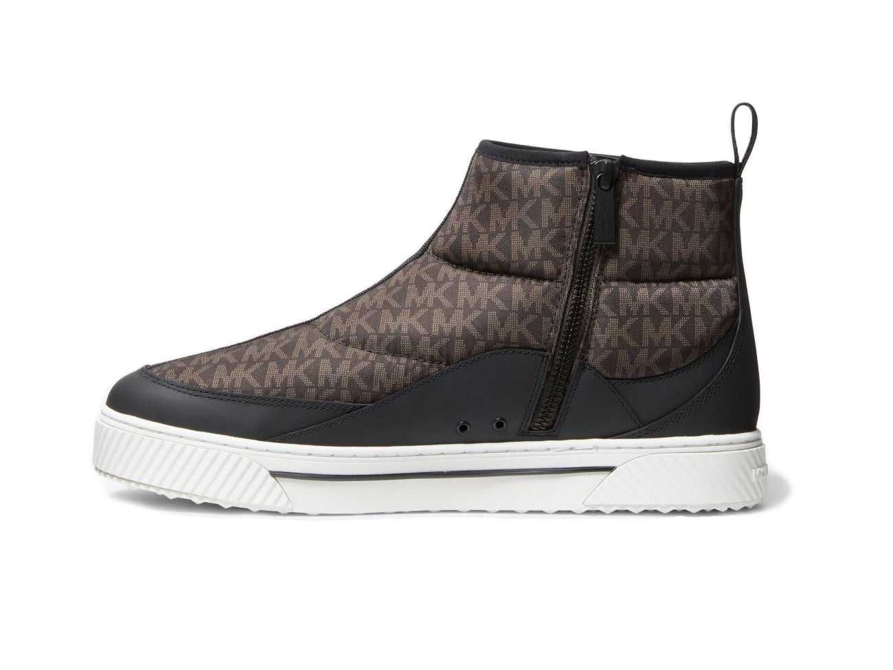 MICHAEL KORS Baxter Logo Quilted Nylon Sneaker Boot REGAL SHOE