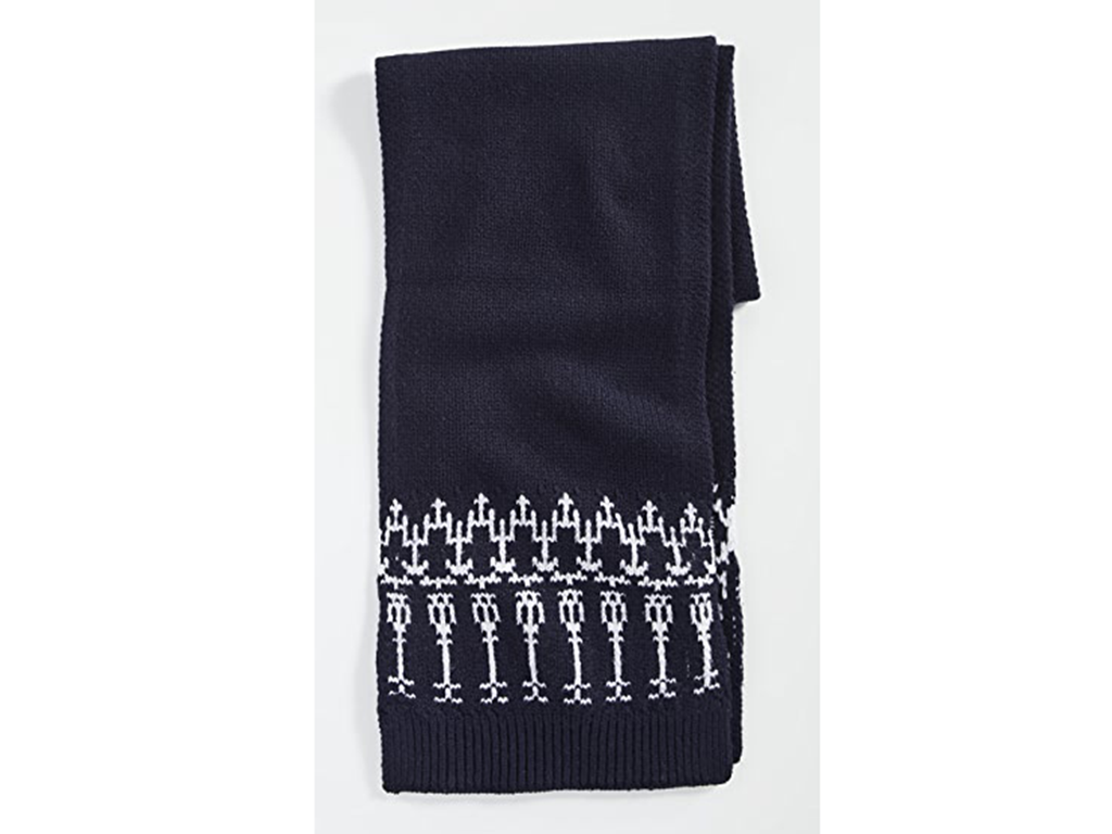 Tory Sport Chunky Merino Fair Isle Scarf