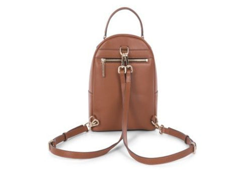 celine dion leather backpack Celine Dion Collection Leather Triad Small Backpack – REGAL SHOE