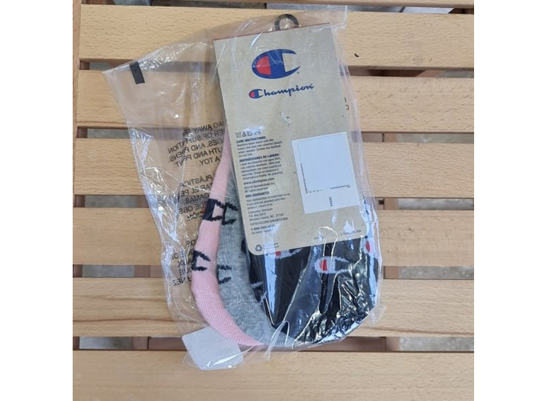 Champion Women's C Logo , 3-Pack Sock